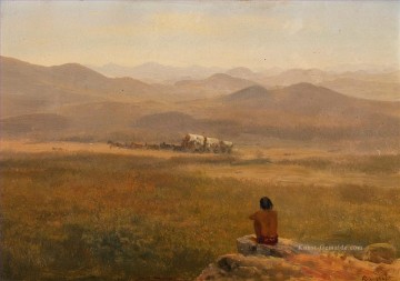  Amerikaner Kunst - DER LOOKOUT Amerikaner Albert Bierstadt